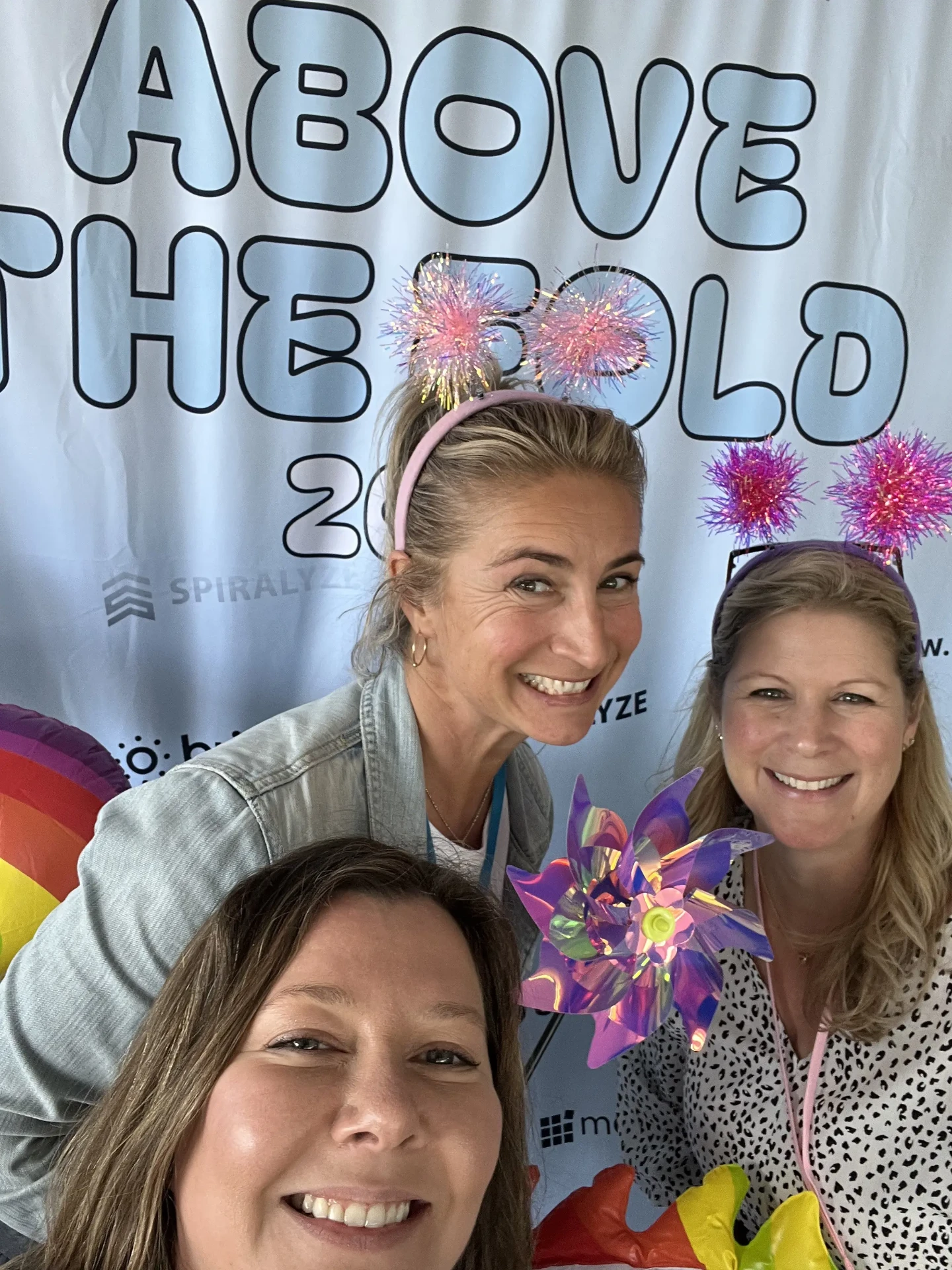 Teresa Hill with Edita and Lisa at Above the Fold 2026