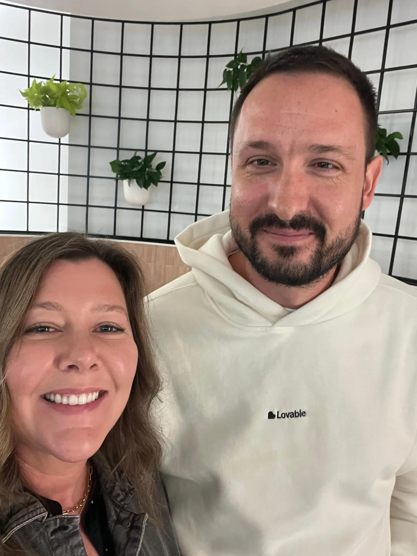 Lazar Jovanovic and Teresa Hill at the CGU Vibe to Value buildathon in Miami