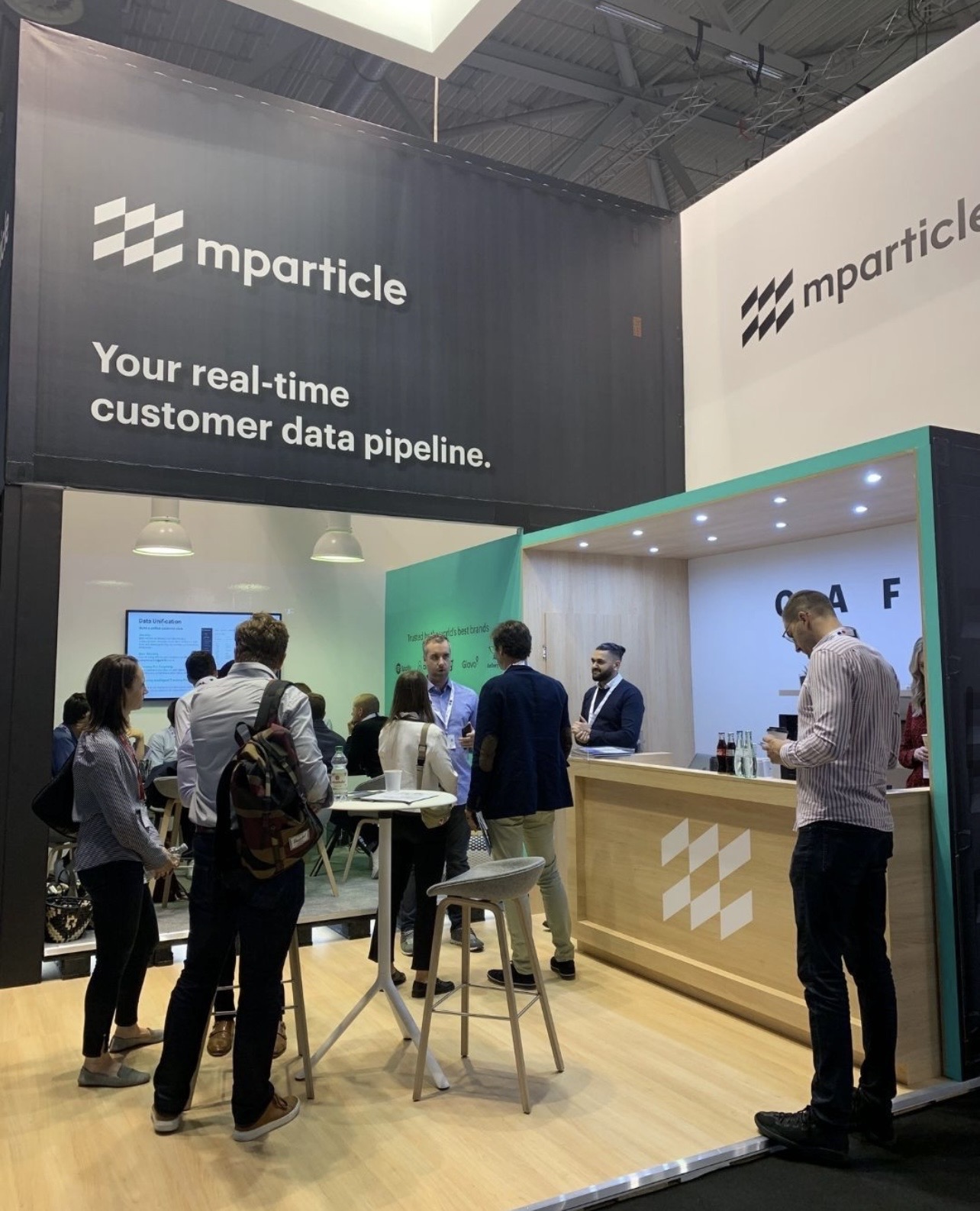 mParticle booth at DMEXCO (global annual tentpole) in Cologne, Germany