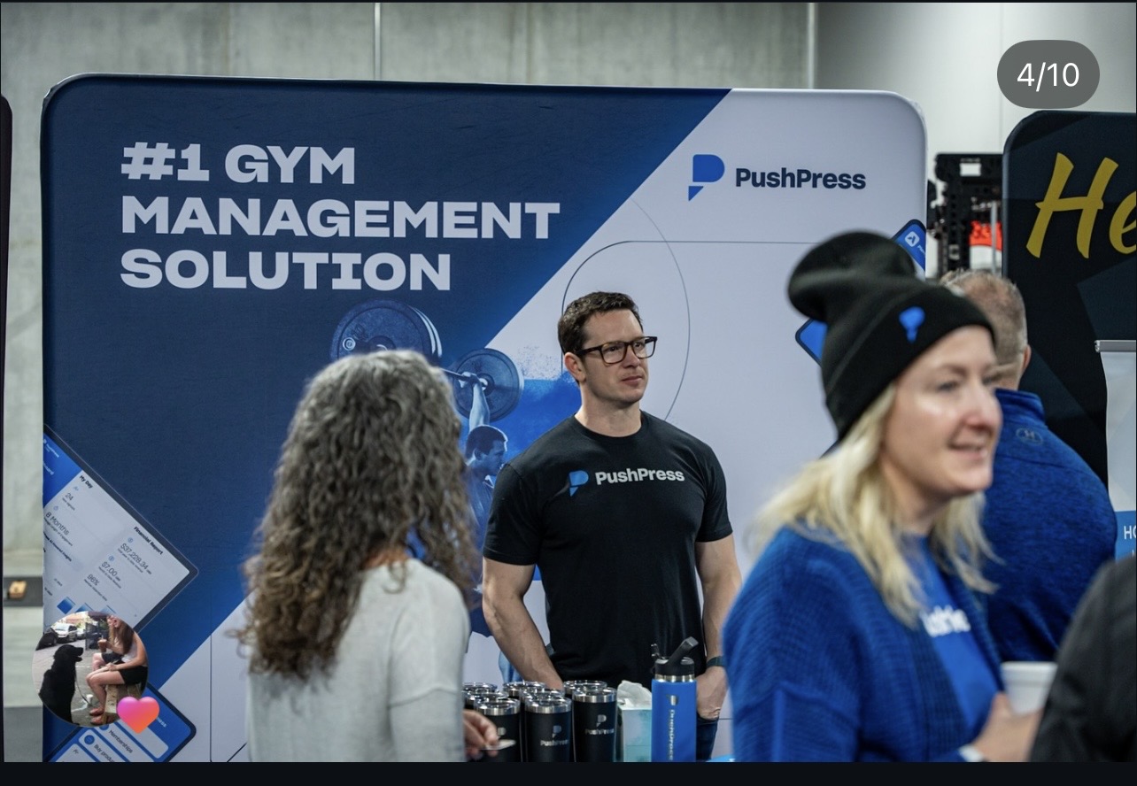 PushPress CrossFit Conference booth