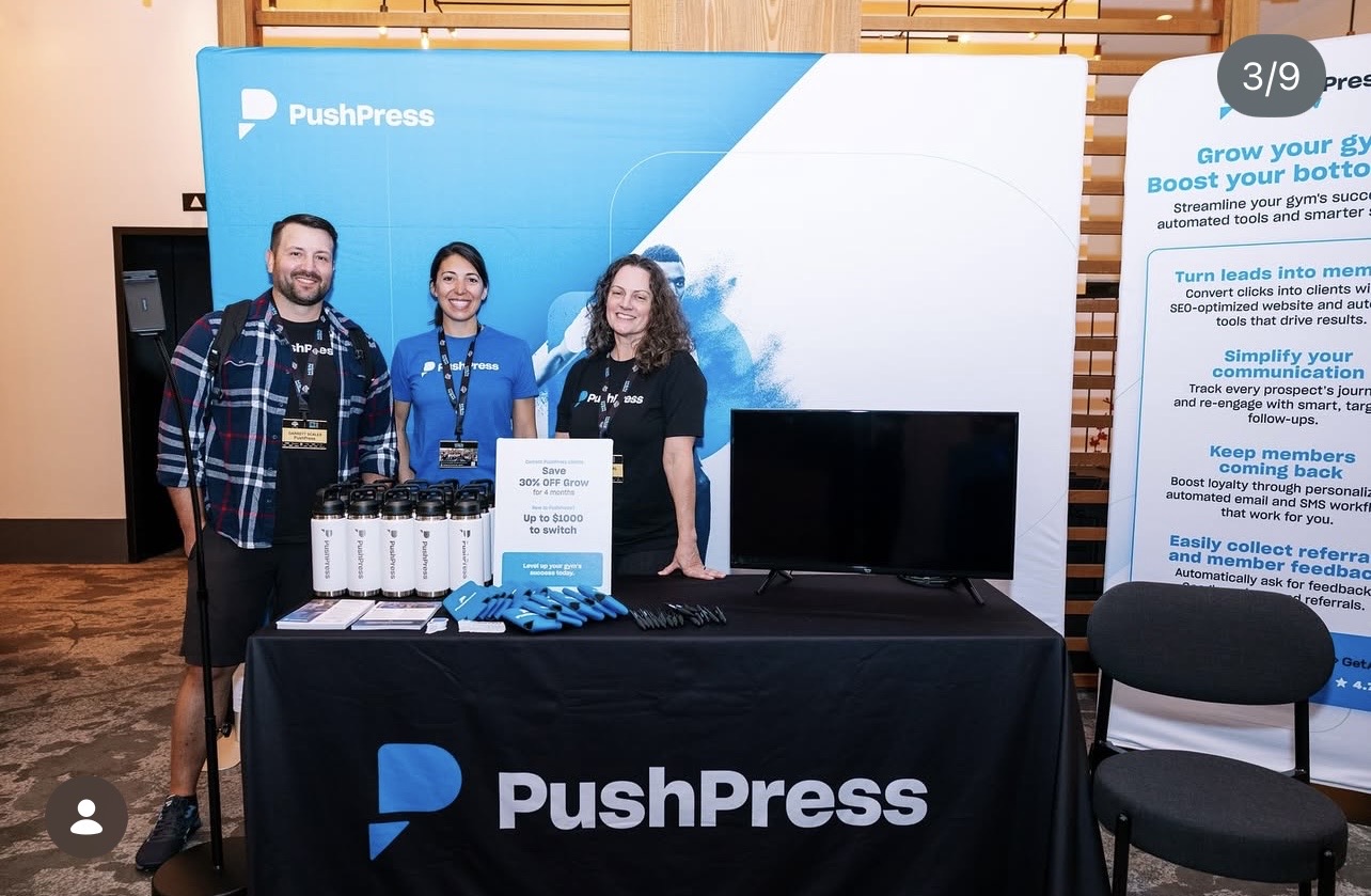 PushPress HSN Conference Nashville booth