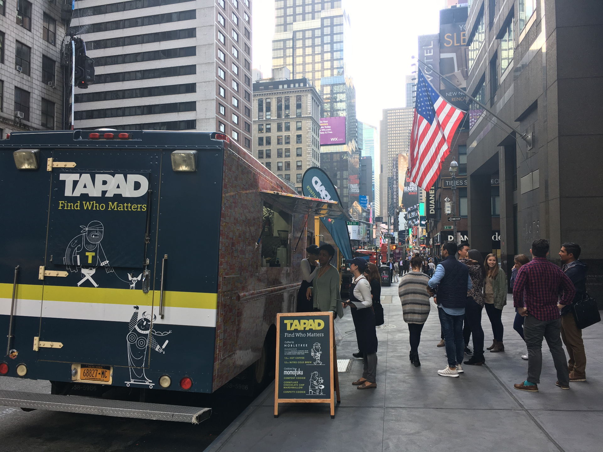 Tapad experiential campaign Times Square