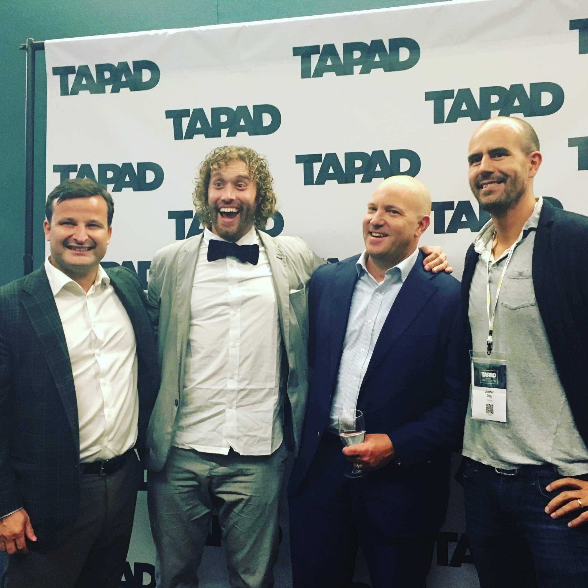 Tapad Unify Tech branded conference with TJ Miller